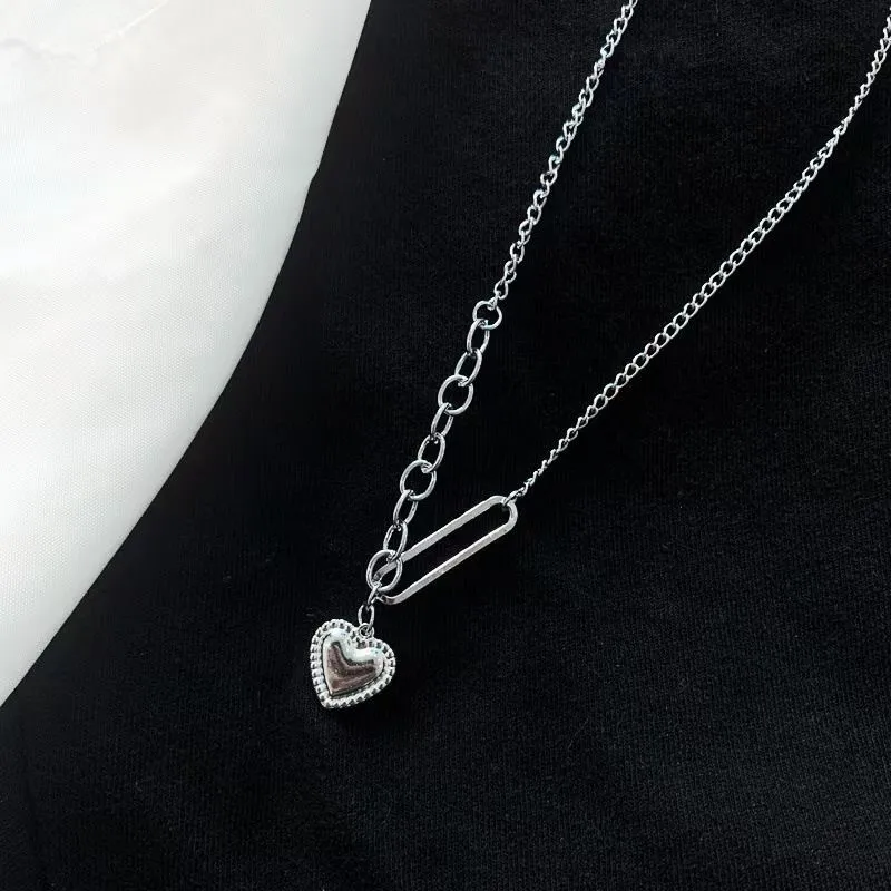 Premium Korean Heart Pendant Necklace